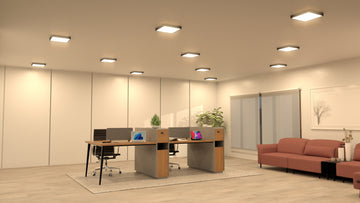 Contemporary modular workstation with clean lines and smart storage solutions, featured in Lunar Furniture's hero image slide.