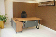 Slyn Manager Desk - Lunar Furniture