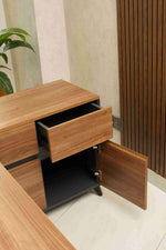 Slyn Manager Desk - Lunar Furniture