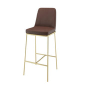 Luxurious Tall Chair with Premium Leather Elegance