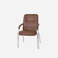 Tan Leatherite Visitor Chair