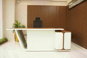 Clare Modern Executive Desk - Lunar Furniture
