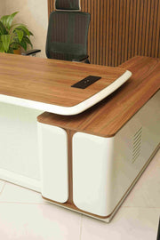 Clare Modern Executive Desk - Lunar Furniture