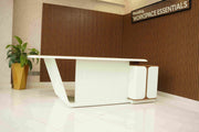 Clare Modern Executive Desk - Lunar Furniture