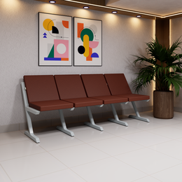 Cozy Waiting Bench-4 seater