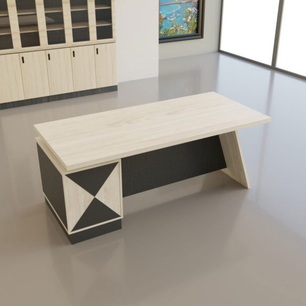 Diagonal Office Table – Lunar Furniture