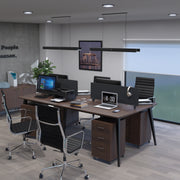 Flat Workstation with Seperator