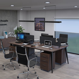 Flat Workstation with Seperator