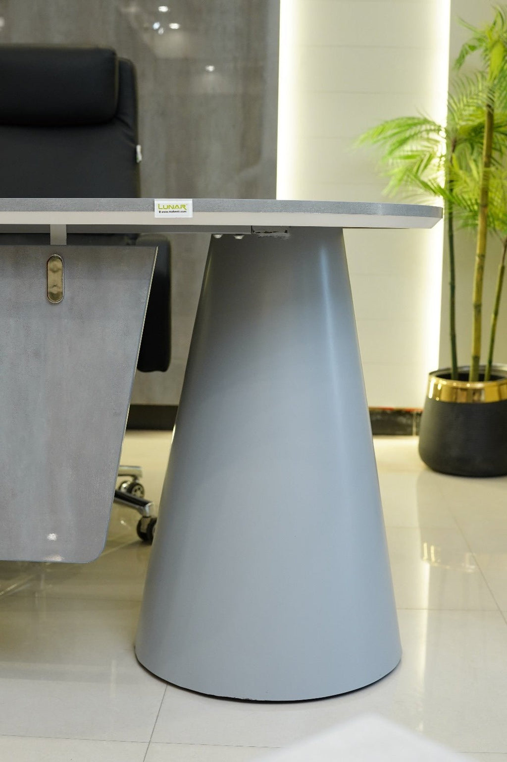 Sycone Executive Desk - Lunar Furniture