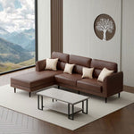 L-Shaped Office Sofa 5 Seater - Lunar Furniture