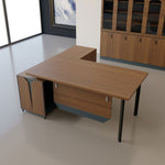 Minx Manager Desk - Lunar Furniture