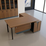 Minx Manager Desk - Lunar Furniture