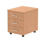 Mobile Pedestal 3 drawer - Lunar Furniture