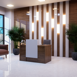 Ornamented Reception Desk