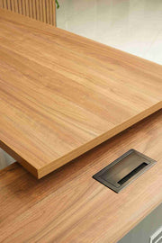 Slyn Manager Desk - Lunar Furniture