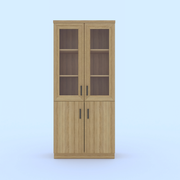 Double-Spaced Storage Cabinets