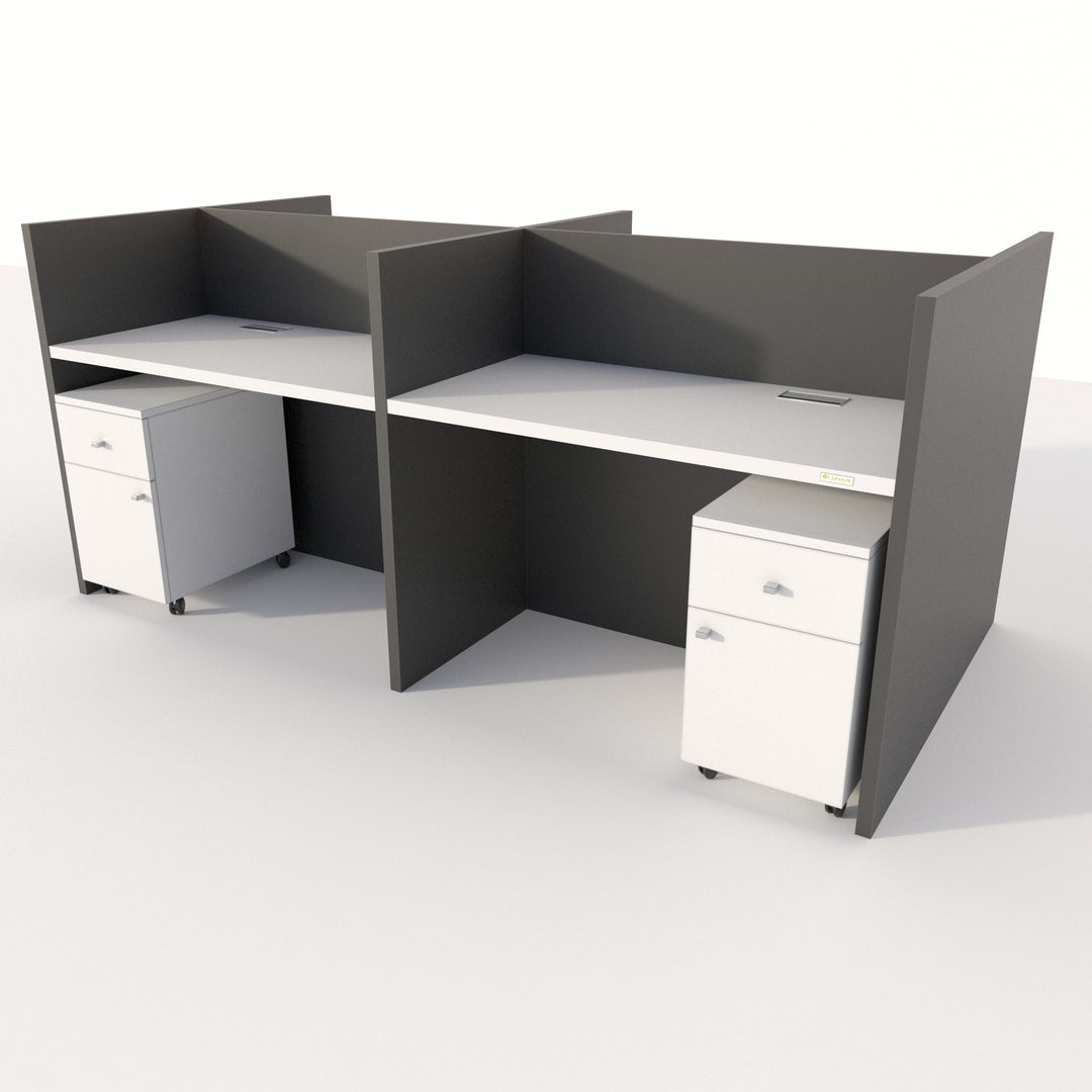 Teamwork Workstation Desk – Lunar Furniture