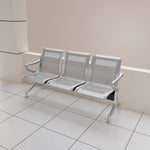 Three Seater Steel Benches - Lunar Furniture