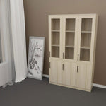 Triple-Spaced Storage Cabinet - Lunar Furniture