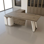 Tris Executive Desk - Lunar Furniture