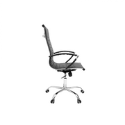 VENUS High Back Office Black Leather Chair - Lunar Furniture