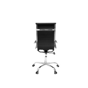 VENUS High Back Office Black Leather Chair - Lunar Furniture