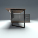 Versa Executive Desk - Lunar Furniture