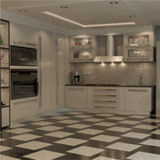 Contemporary modular kitchen design with smart storage solutions and elegant finishes, featured in Lunar Furniture’s modern kitchen collection.